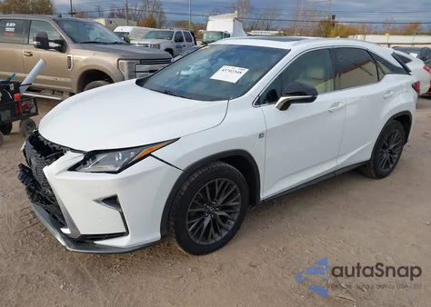 2016 Lexus Rx 350 F Sport из США, поврежденный, VIN 2T2BZMCA4GC052298
